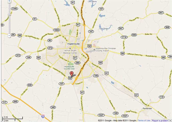 Eagle Way Church of Christ Google Map