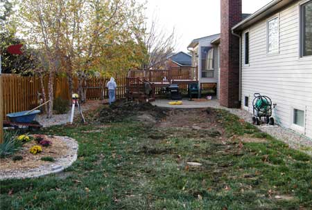Backyard in Original Condition